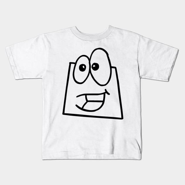 Square heads -  Moods 3 Kids T-Shirt by Everyday Magic